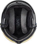 uvex WANTED VISOR Ski-Snowboardhelm black mat Unisex