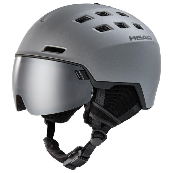 Head RADAR 5K Skihelm Snowboardhelm + Ersatzscheibe anthracite Herren