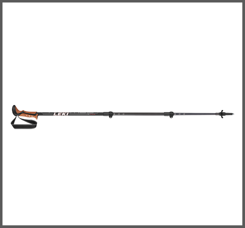 LEKI Stöcke Khumbu Trekking 110-145cm schwarz-weiß-rot Wanderstöcke