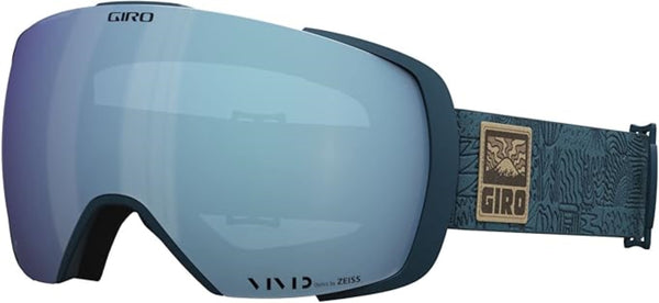 Giro CONTACT Skibrille Harbor Blue Adventure Grid + Ersatzscheibe Unisex