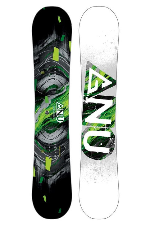 GNU ASYM CREDIT Freestyle Snowboard grey black green Gr. 153 cm