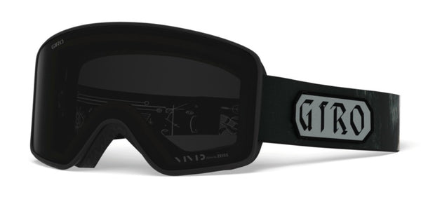 Giro METHOD Skibrille black white hex (ohne Ersatzscheibe) OTG Unisex