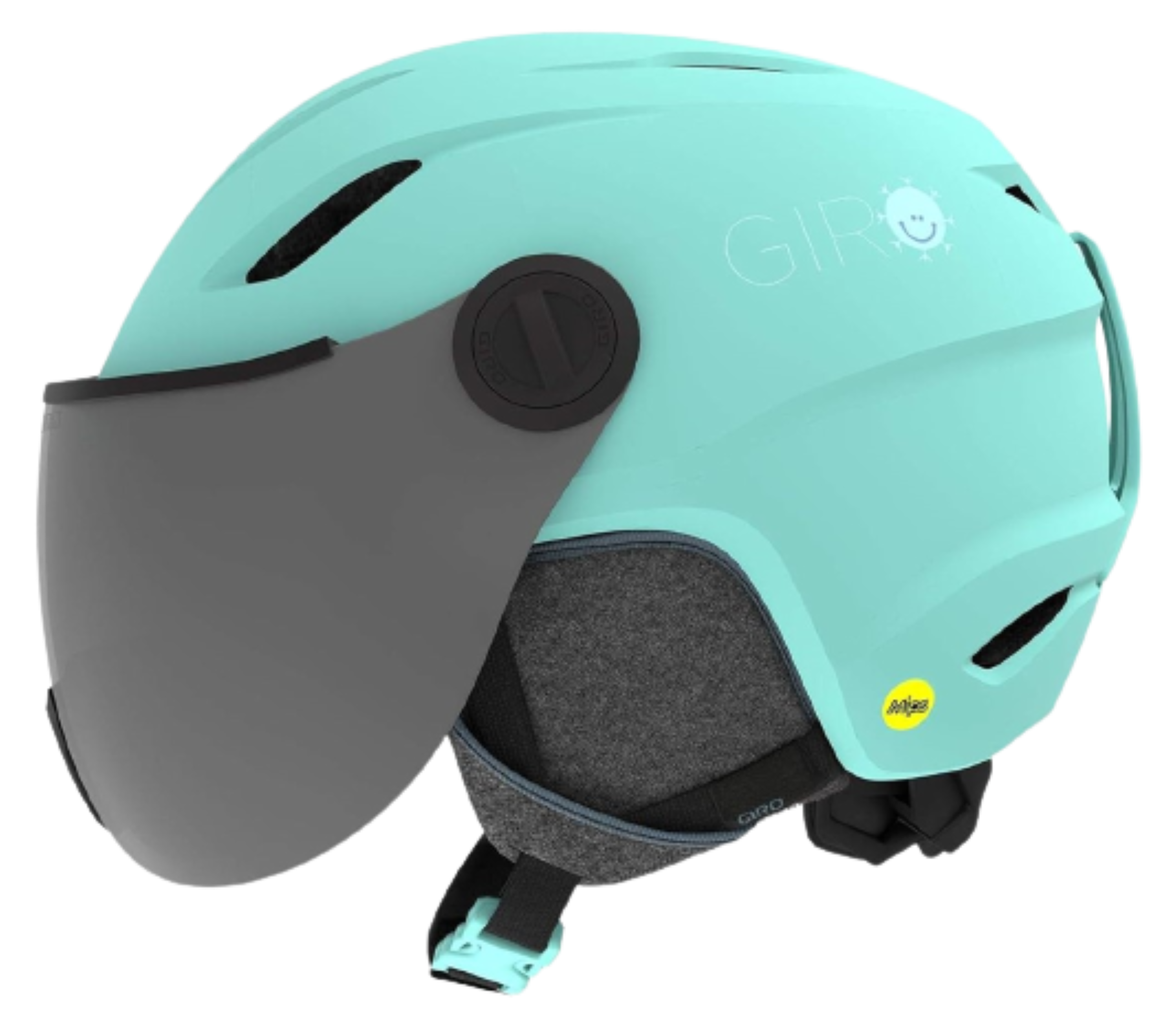 Giro BUZZ MIPS Skihelm mate cool breeze Gr. XS (48,5-52 cm) Kinder