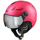 CP COYA+ Ski-Snowboardhelm mit Visier pink s.t mit dl vario silver mirror Visier Damen