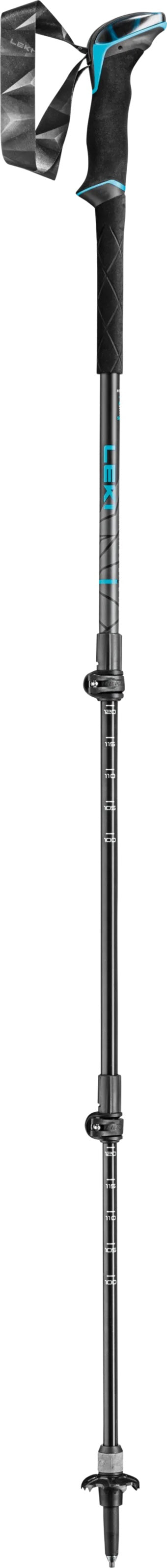 Leki MAKALU LIFE AS Wanderstöcke black-dark anthracite-petrol (100-135 cm) Unisex