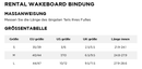 Jobe RENTAL Wakeboard Bindungen black silver Unisex
