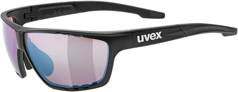 uvex SPORTSTYLE 706 CV Sportbrille black mat Unisex litemirror blue