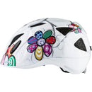 Alpina XIMO Fahrradhelm white flowers Kinder