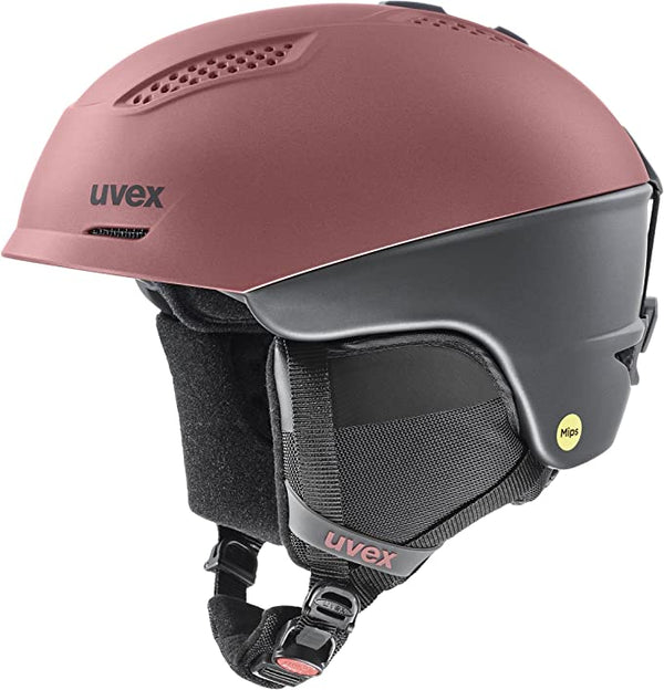 uvex ULTRA MIPS Ski-Snowboardhelm antique rose-grey mat Unisex