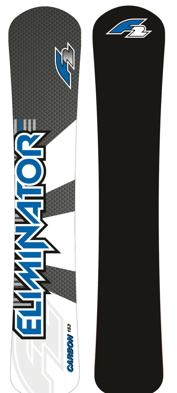 F2 ELIMINATOR CARBON Snowboard black white blue