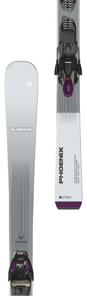 Blizzard PHOENIX S R13 SUPREME TI 162cm + Marker TPX 12 - Damen Pisten Ski Grau
