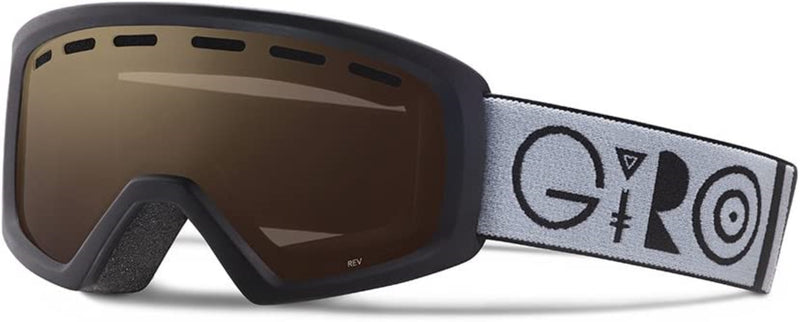 Giro REV Skibrille black geo OTG Jugend