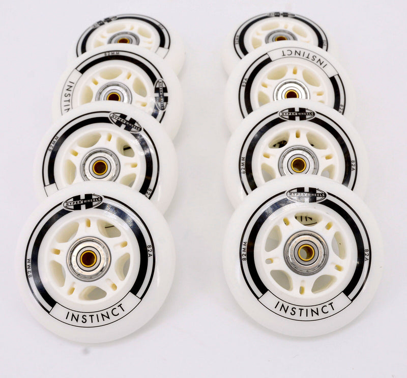 8er Set Hyper INSTINCT Rollenset 82mm/82A ABEC7 + 6mm Spacer