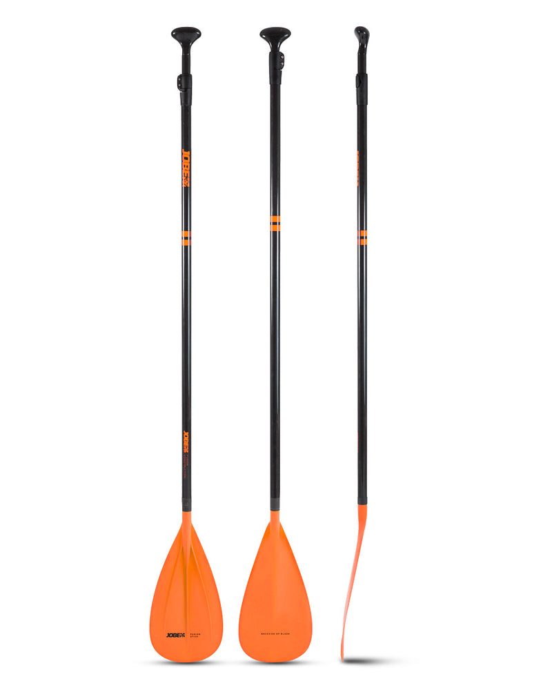 Jobe FUSION STICK SUP PADDEL Carbon und Glasfaser Dreiteilig orange