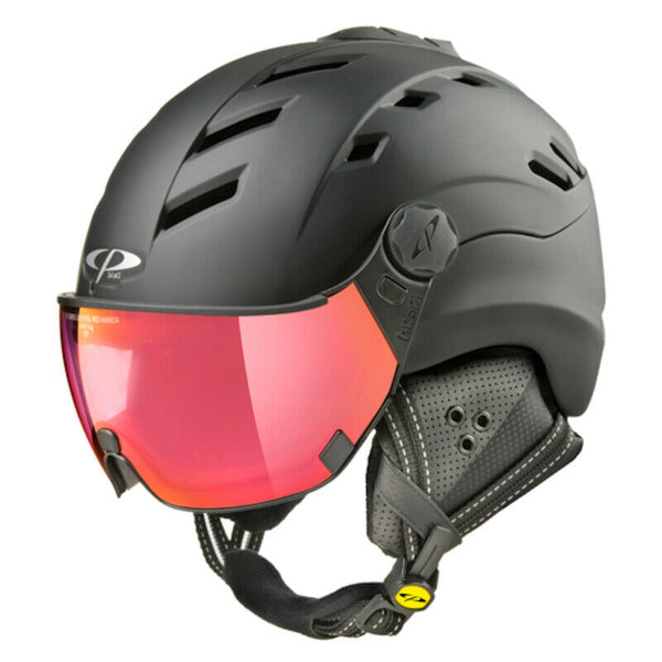 CP CAMURAI Visierhelm black redmirror Skihelm Snowboardhelm