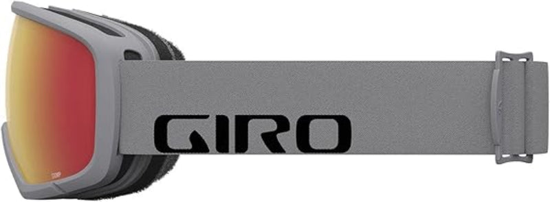 Giro STOMP Skibrille grey wordmark OTG Jugend