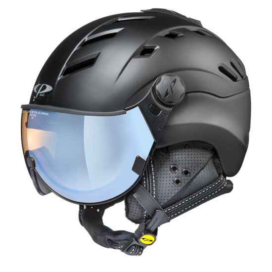 CP CAMURAI Ski-Snowboardhelm black soft touch Unisex