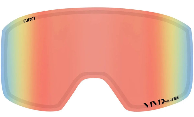 Giro LUSI Skibrille Pink yellow lines + Ersatzscheibe Frauen