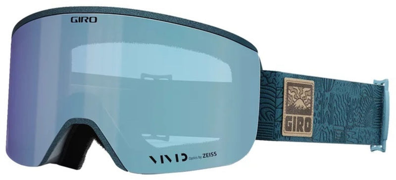 Giro ELLA Skibrille Ano Harbor Blue Adventure Grid + Ersatzscheibe Damen OTG