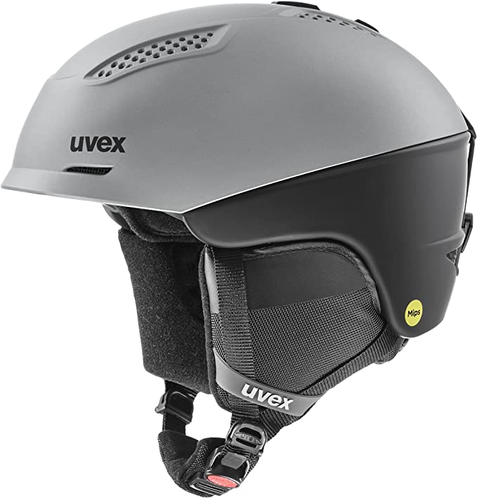 uvex ULTRA MIPS Ski-Snowboardhelm rhino-black mat Unisex