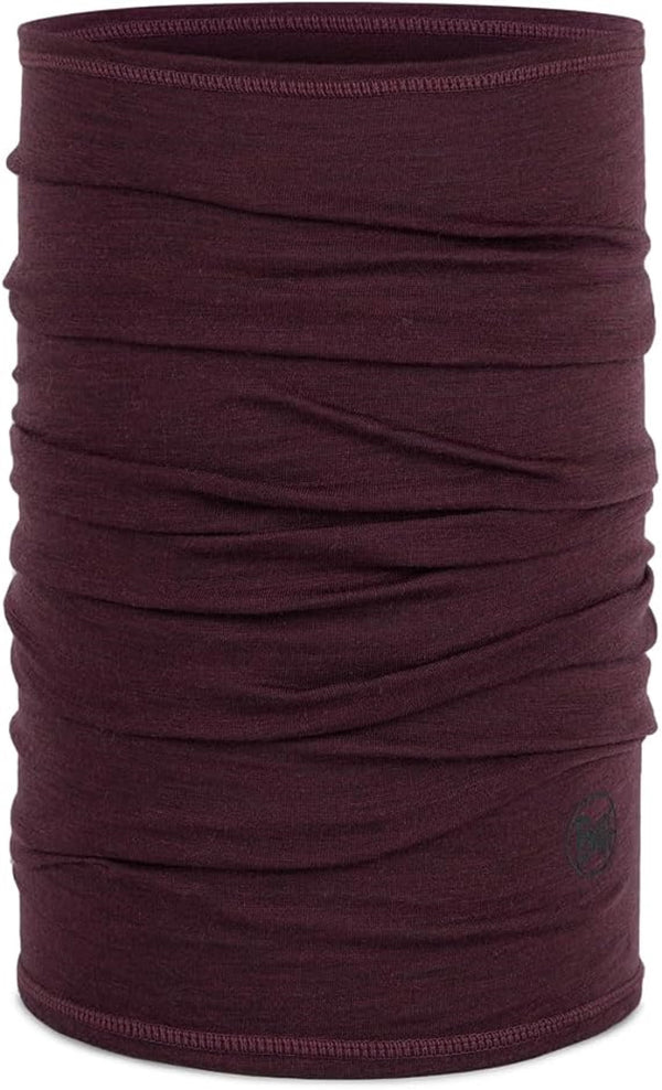 Buff MERINO LIGHTWEIGHT MULTIFUNKTIONSTUCH für Erwachsene solid garnet Gr. One Size