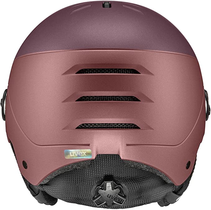 uvex WANTED VISOR Ski-Snowboardhelm bramble-antique rose mat Unisex
