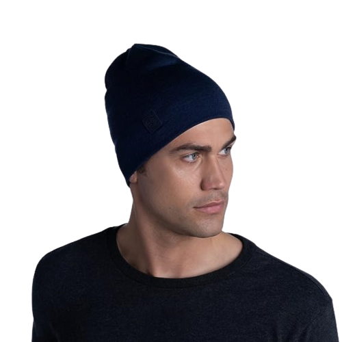 Buff MERINO MIDWEIGHT BEANIE für Erwachsene melange night blue Gr. One Size