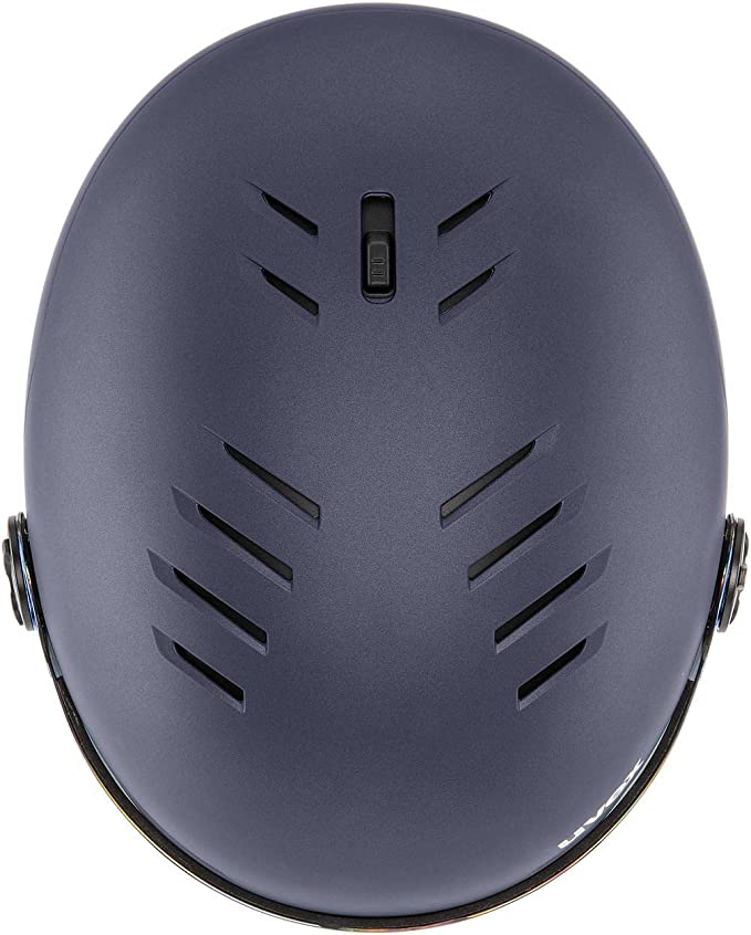 uvex WANTED VISOR Ski-Snowboardhelm navy mat Unisex