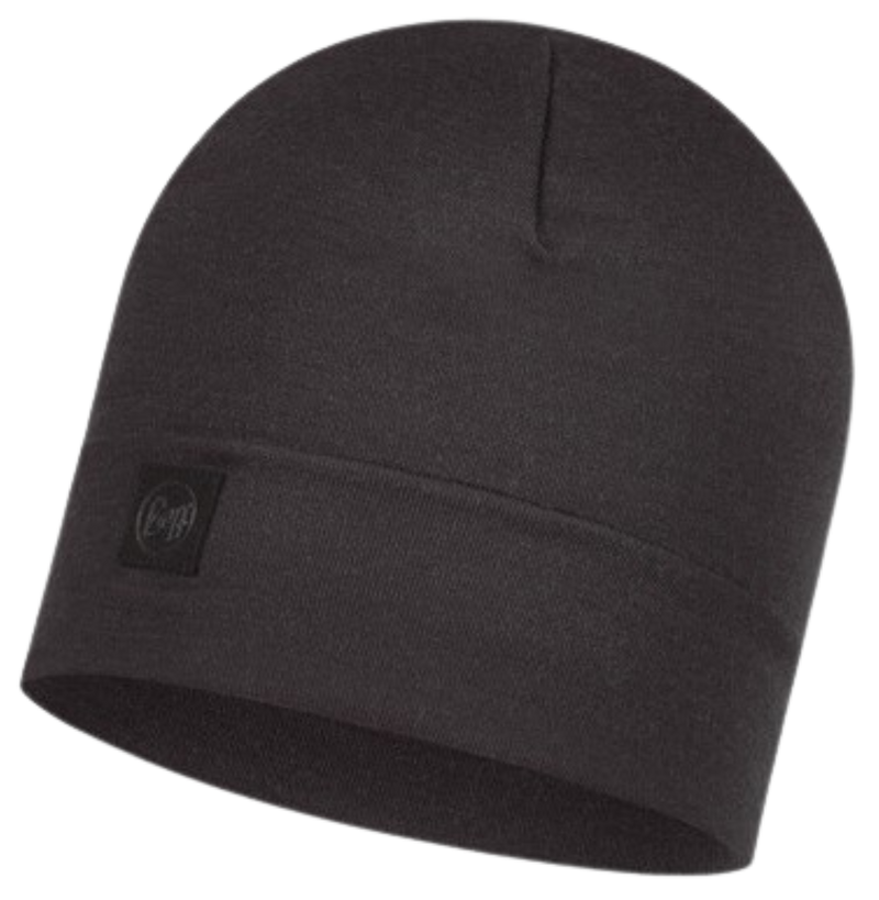 Buff MERINO HEAVYWEIGHT BEANIE für Erwachsene solid black Gr. One Size