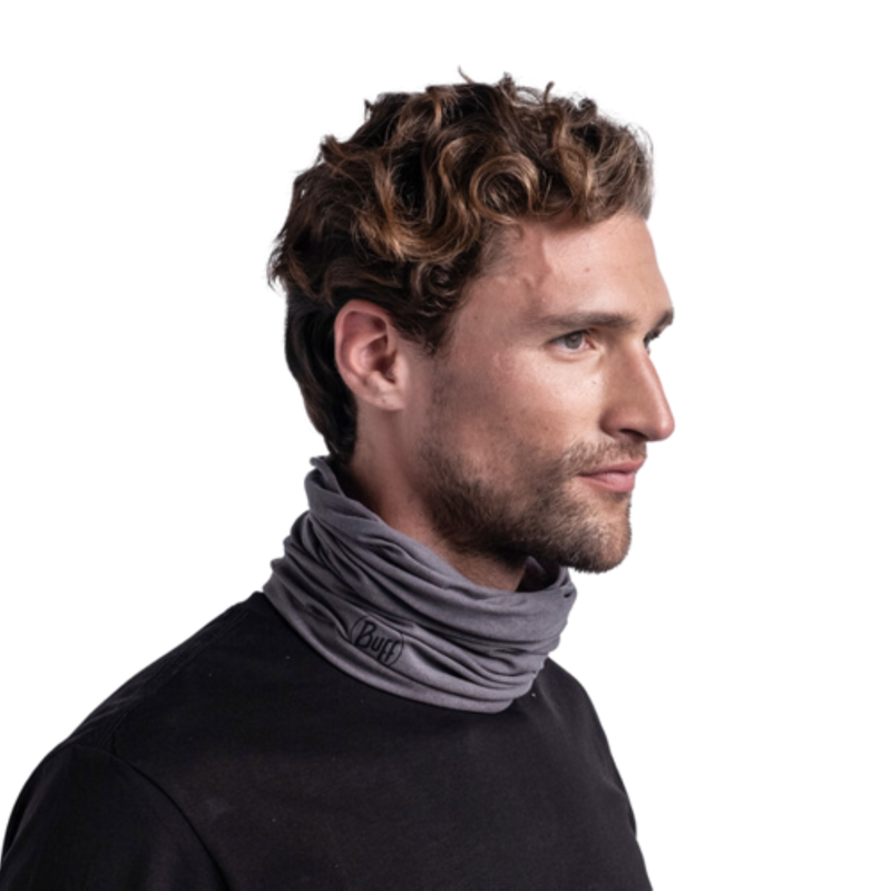 Buff ORIGINAL ECOSTRECH MULTIFUNKTIONSTUCH für Erwachsene solid grey Gr. One Size