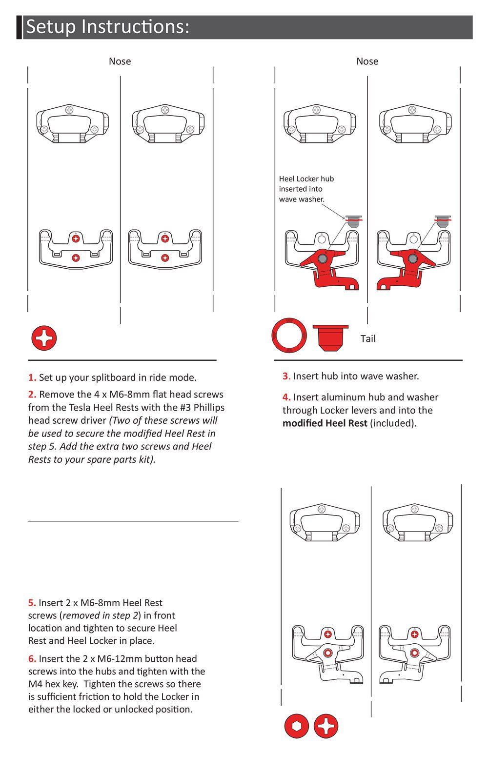 Spark R&D TESLA HEEL LOCKER Zubehör