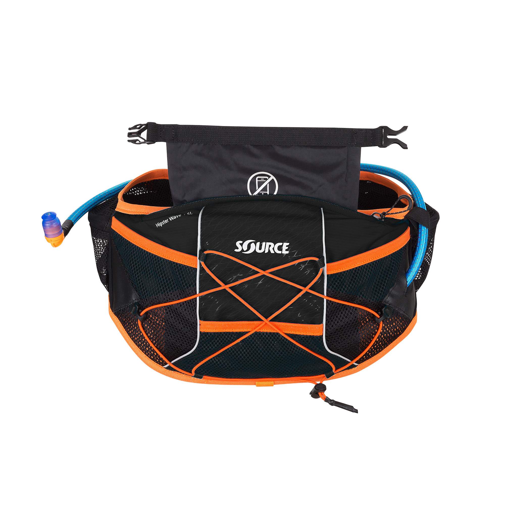 Source HIPSTER WAVE 1.5L Trinkrucksack Black Unisex