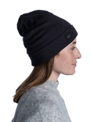 Buff MERINO HEAVYWEIGHT BEANIE für Erwachsene solid black Gr. One Size
