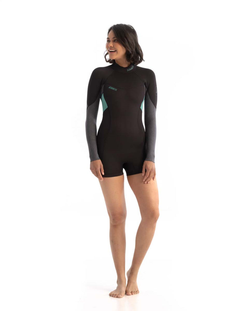 Jobe Sofia 3/2mm Shorty Longsleeve Damen vintage teal
