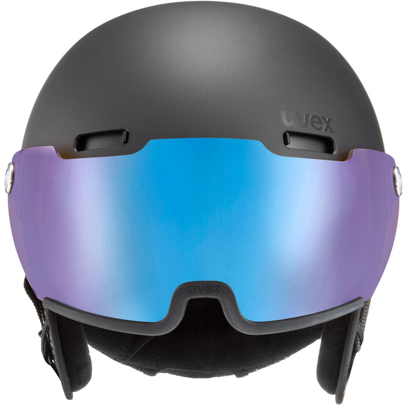uvex HLMT 500 VISOR V Ski-Snowboardhelm dust blue mat Unisex