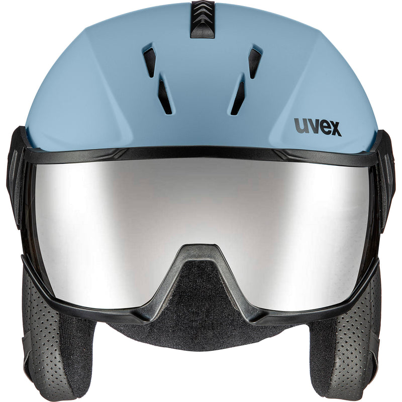 uvex INSTINCT VISOR Ski-Snowboardhelm glacier black mat Unisex