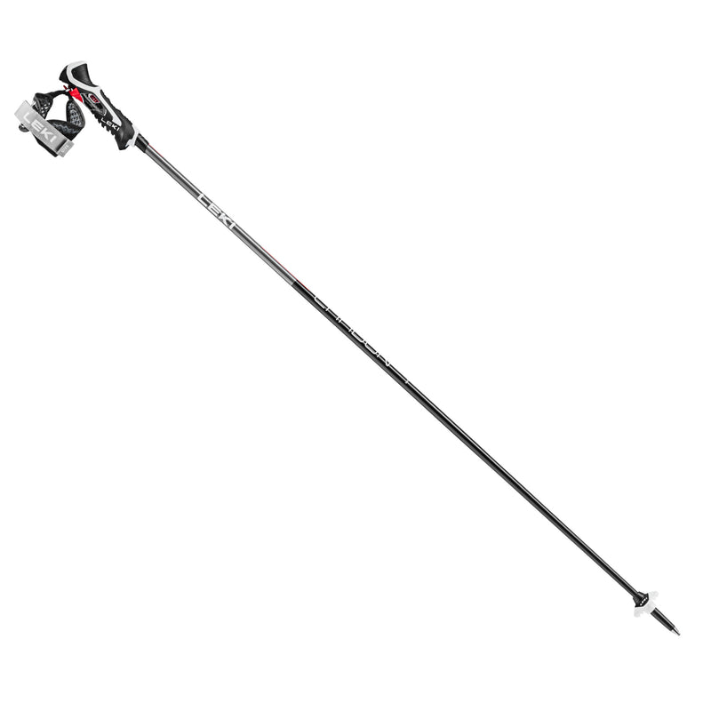 Leki CARBON 14 3D Alpinstöcke carbon anthracite white (100-135 cm) Unisex