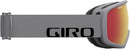 Giro STOMP Skibrille grey wordmark OTG Jugend