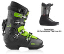 Deeluxe TRACK 425 PRO Hardboot Schwarz Grün HP-Flex 2.0 Innenschuh Optional Intec Absatz