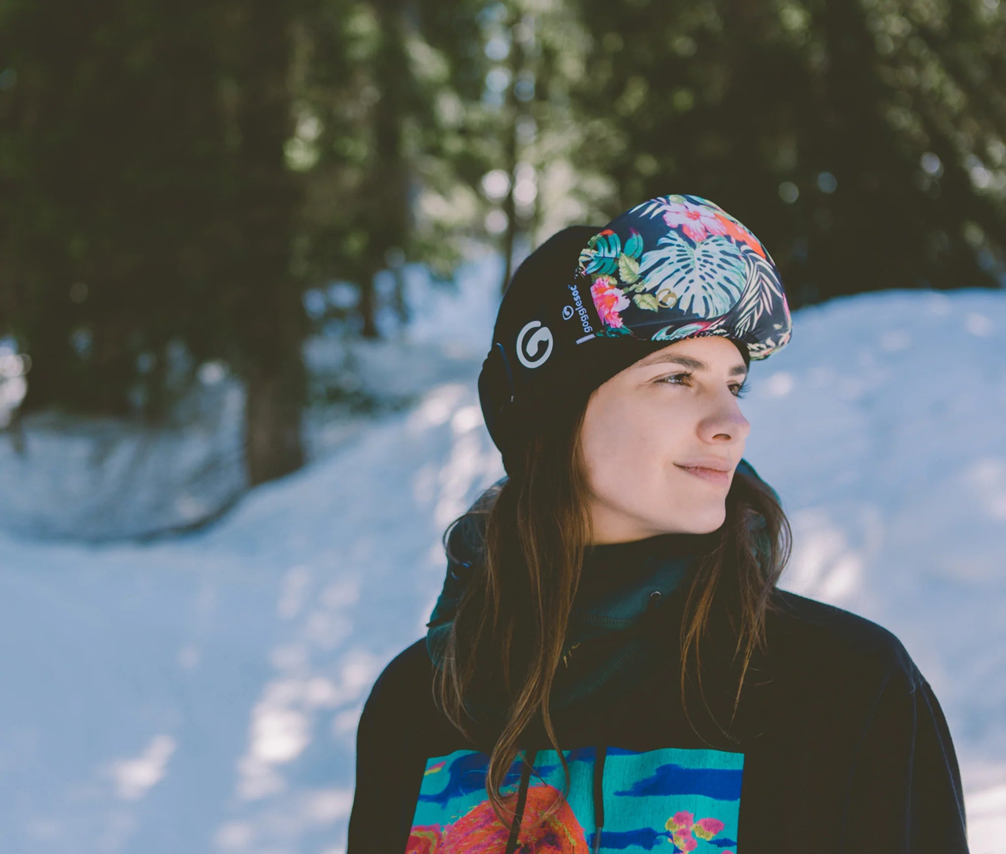 Gogglesoc HAWAIIAN Soc Schutzhülle für Ski-,Snowboard oder Fahrradbrille