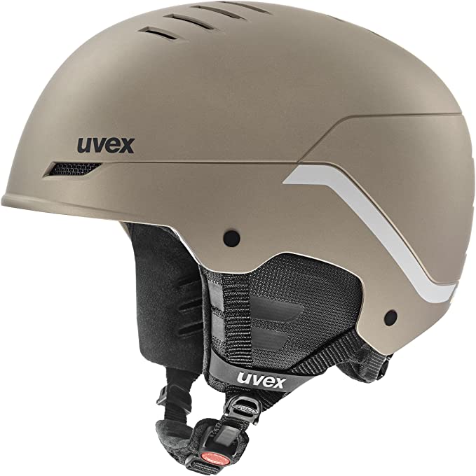 uvex WANTED Ski-Snowboardhelm soft gold-silver stripes mat Unisex