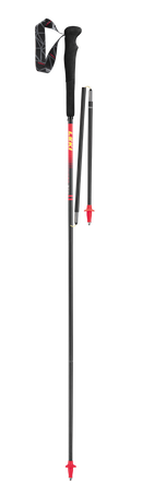 Leki MICRO RCM SUPERLIGHT Trail Running Stöcke carbon-rot-gelb