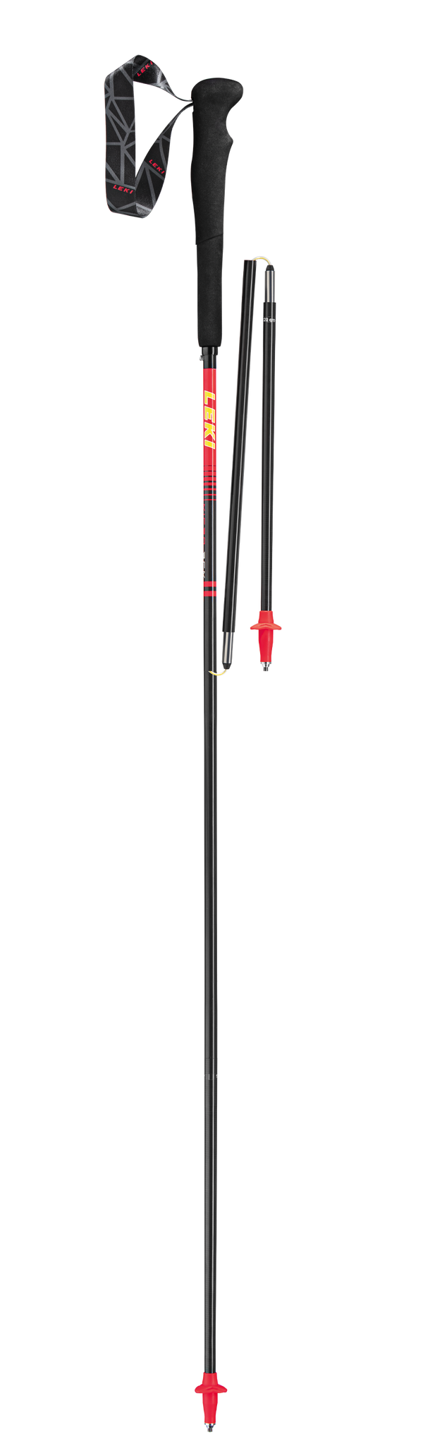 Leki MICRO RCM SUPERLIGHT Trail Running Stöcke carbon-rot-gelb