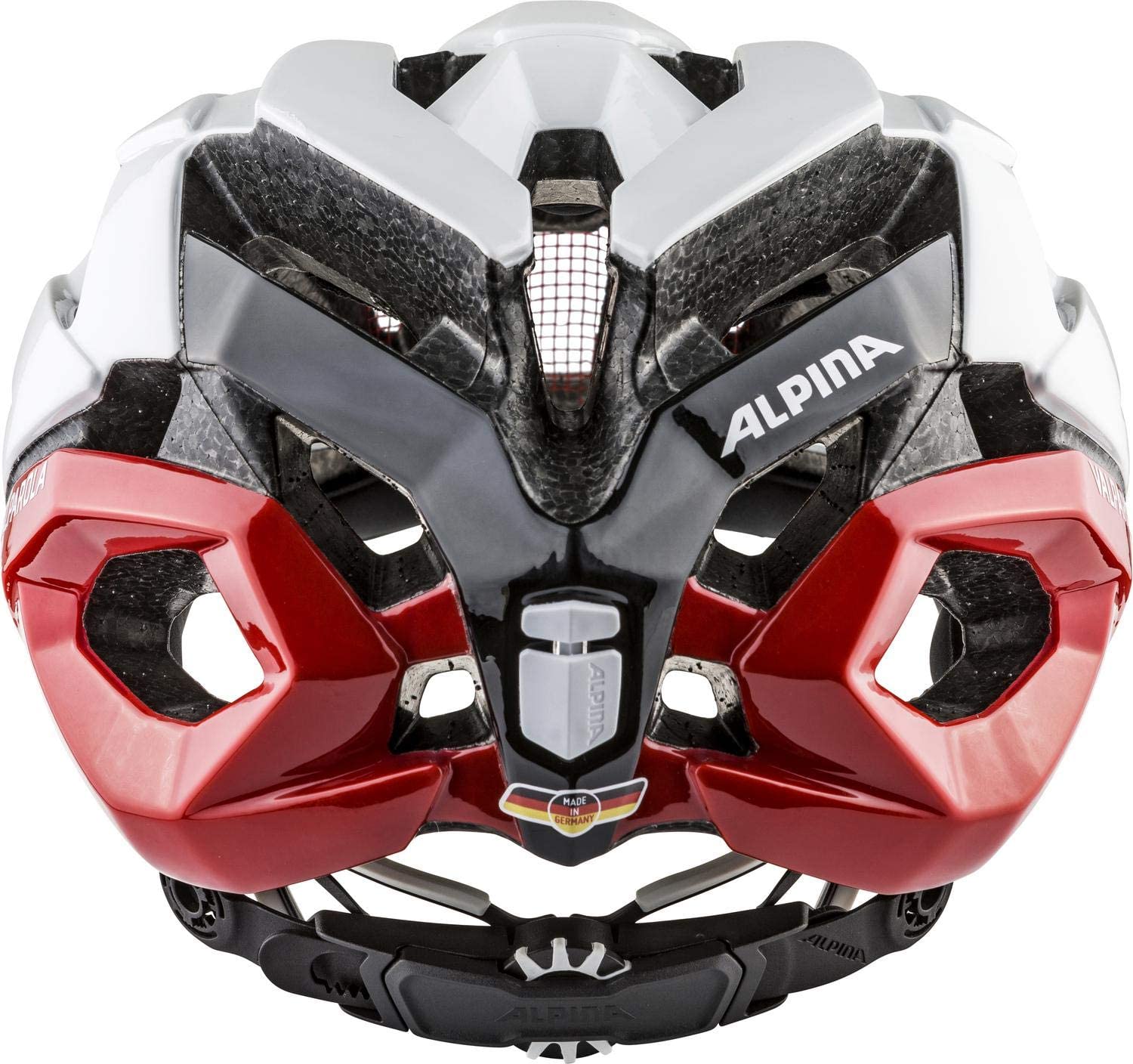 Alpina Valparola Fahrradhelm white red Unisex