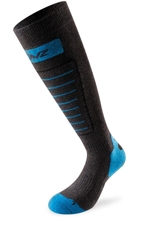 LENZ SKIING 1.0 Performance Skisocken anthrazit blue