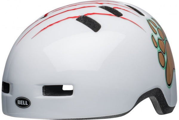 Bell LIL RIPPER Fahrradhelm gloss white grizzly Gr. (48-55 cm) Kinder