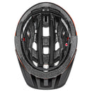 Uvex I-VO CC mit LED Licht Fahrradhelm carbon look orange mat mit Rücklicht Unisex Erwachsene