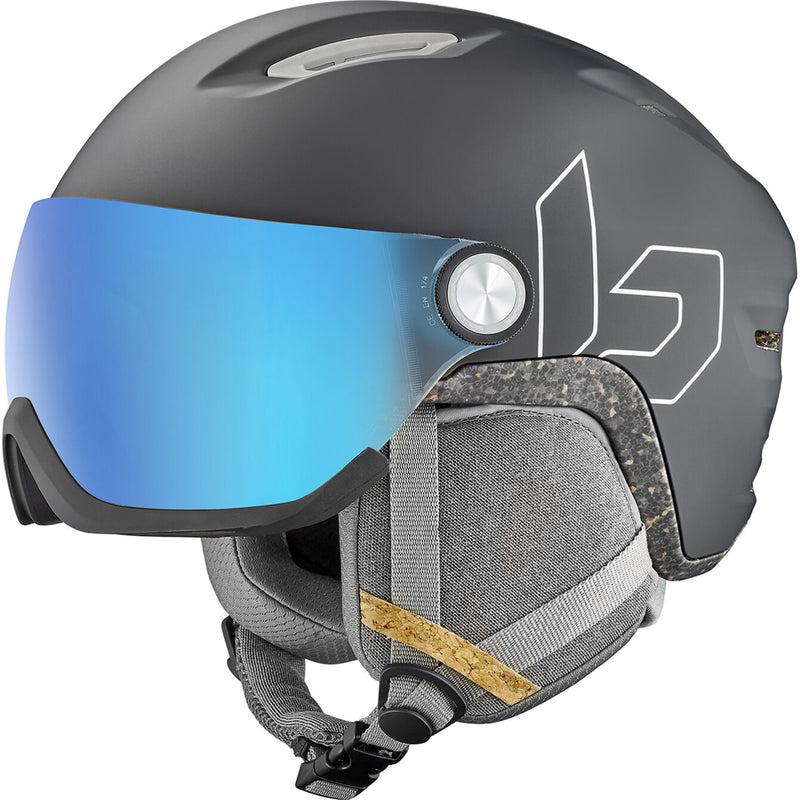 Bollé ECO V-ATMOS Ski- und Snowboardhelm mit Visier black matte Unisex