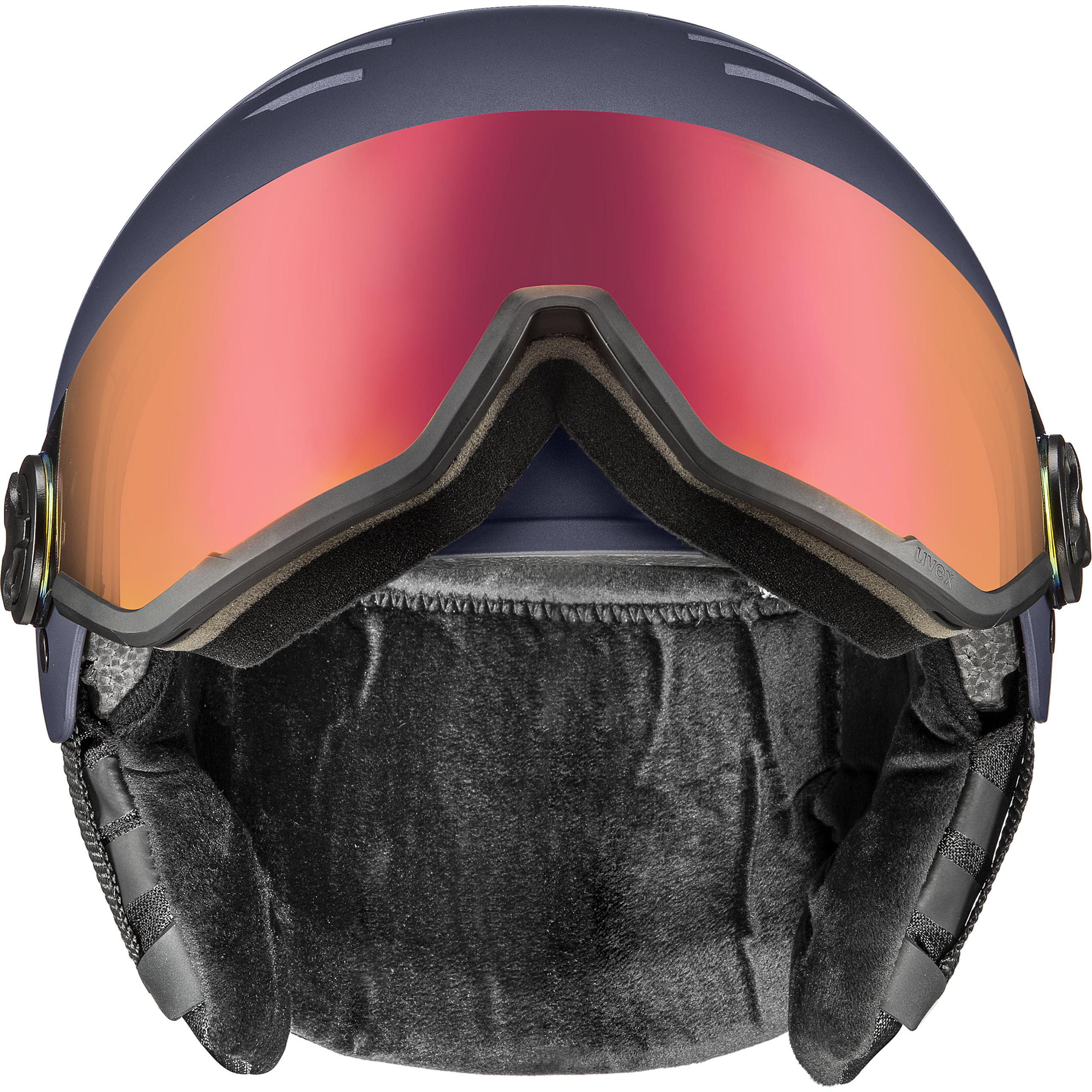 uvex WANTED VISOR Ski-Snowboardhelm navy mat Unisex