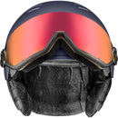 uvex WANTED VISOR Ski-Snowboardhelm navy mat Unisex